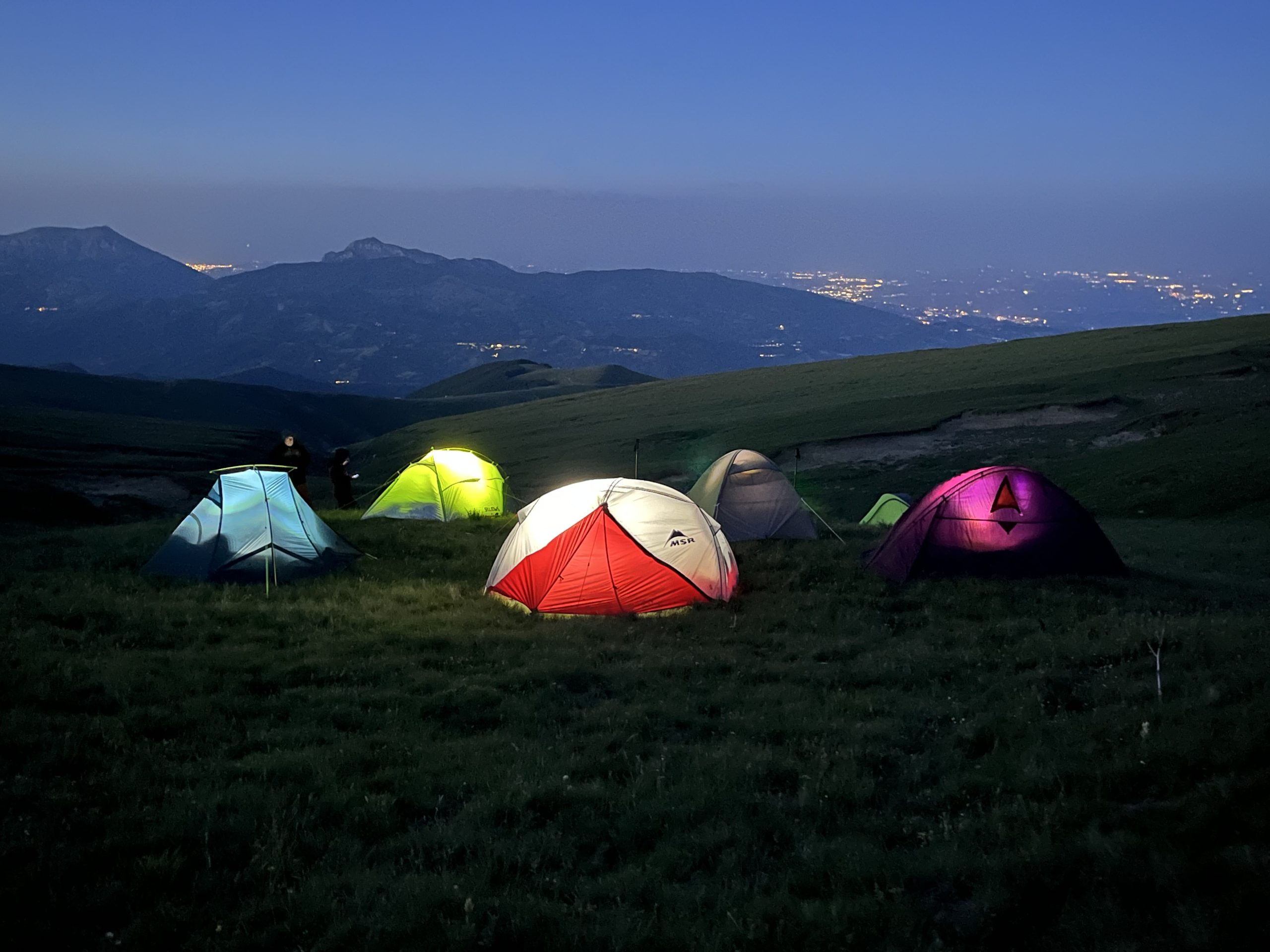 Traversata della Laga in tenda